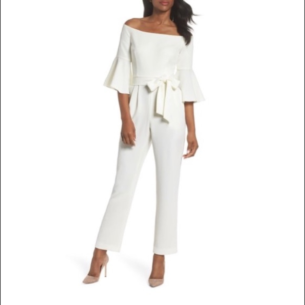 Eliza J Ivory Jumpsuit